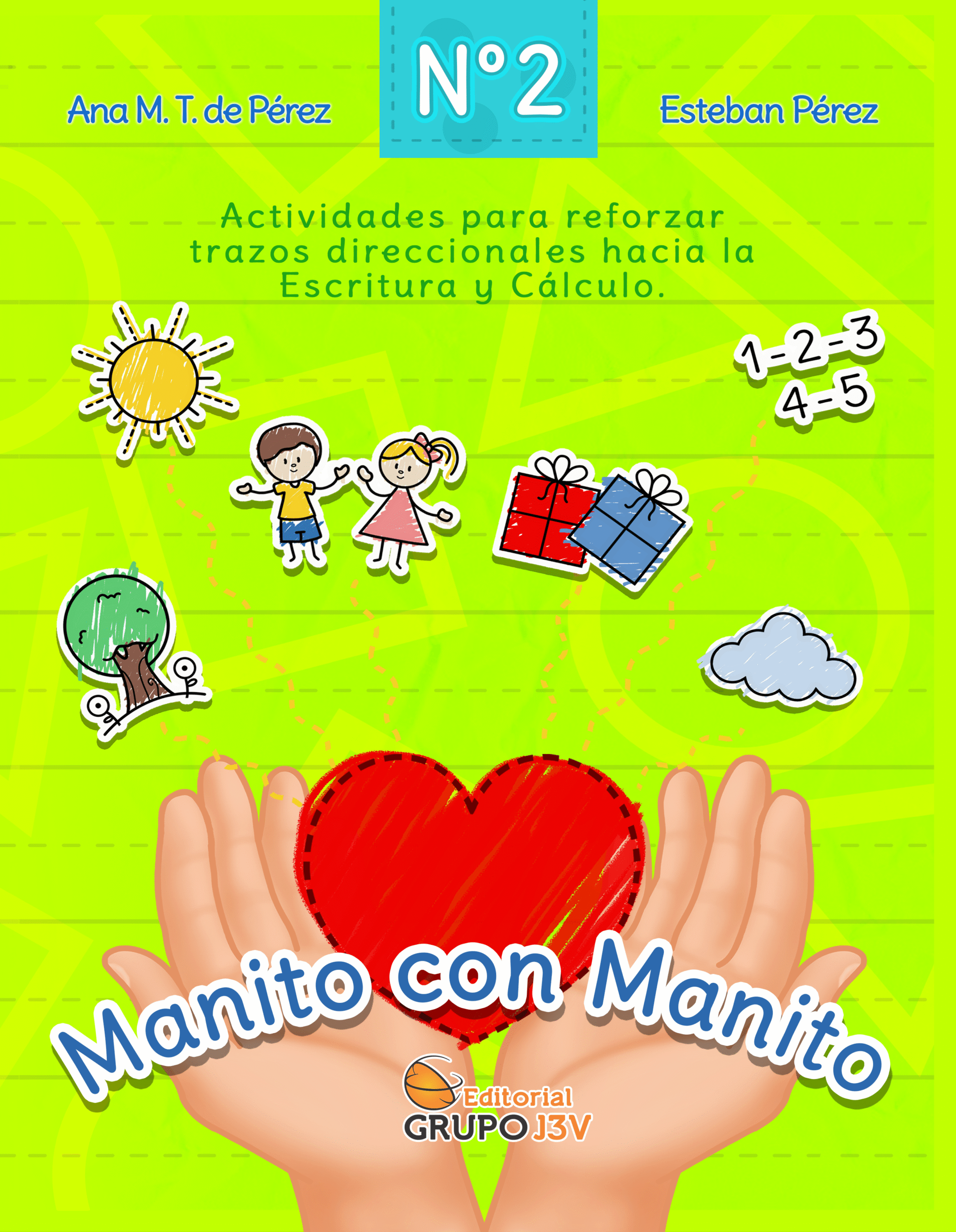 Portada del libro Manito con Manito 2 con ejercicios ilustrados