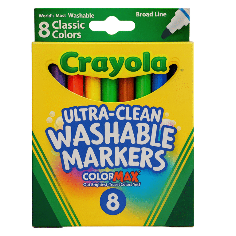 Marcadores Ultra-Clean Washable Markers Crayola 8 unidades
