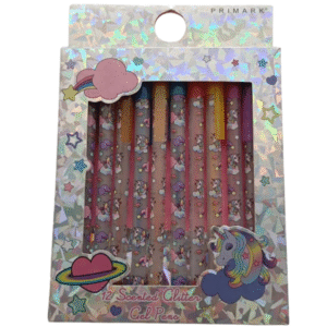 Set de bolígrafos de gel Unicornio con olor 12 piezas