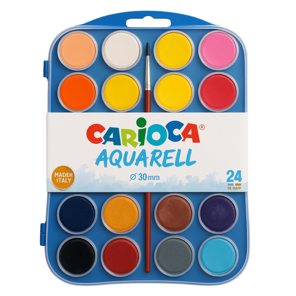 Paleta de Acquarell Carioca 24 colores