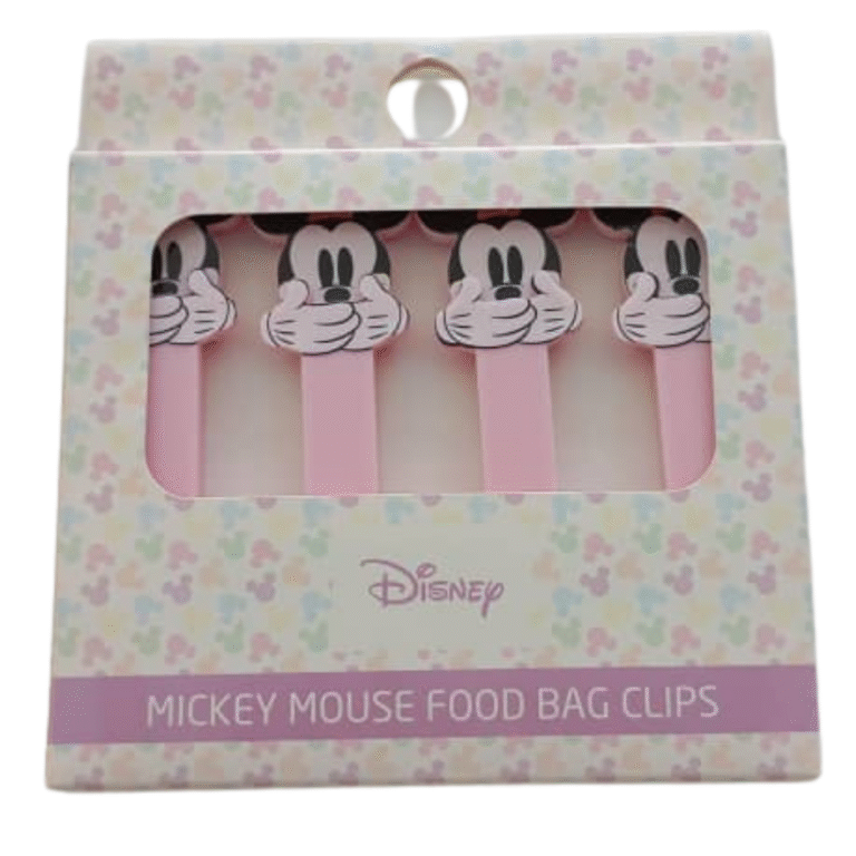Set de pinzas para bolsas de alimentos Mickey Mouse