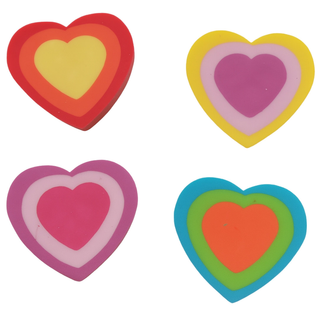 Borrador Corazones Pointer para lápiz diseño divertido