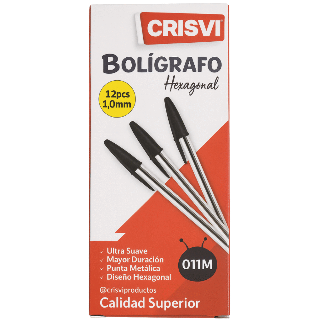 Caja de Bolígrafo Crisvi 011 negro