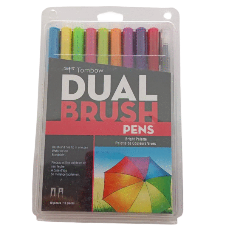 Tombow Dual Brush Pens – Paleta Colores Vivos (10 piezas)