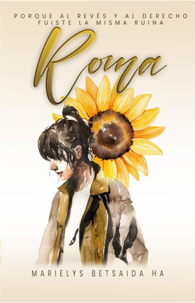 Portada del libro Roma, poesía emocional sobre amor y ruina