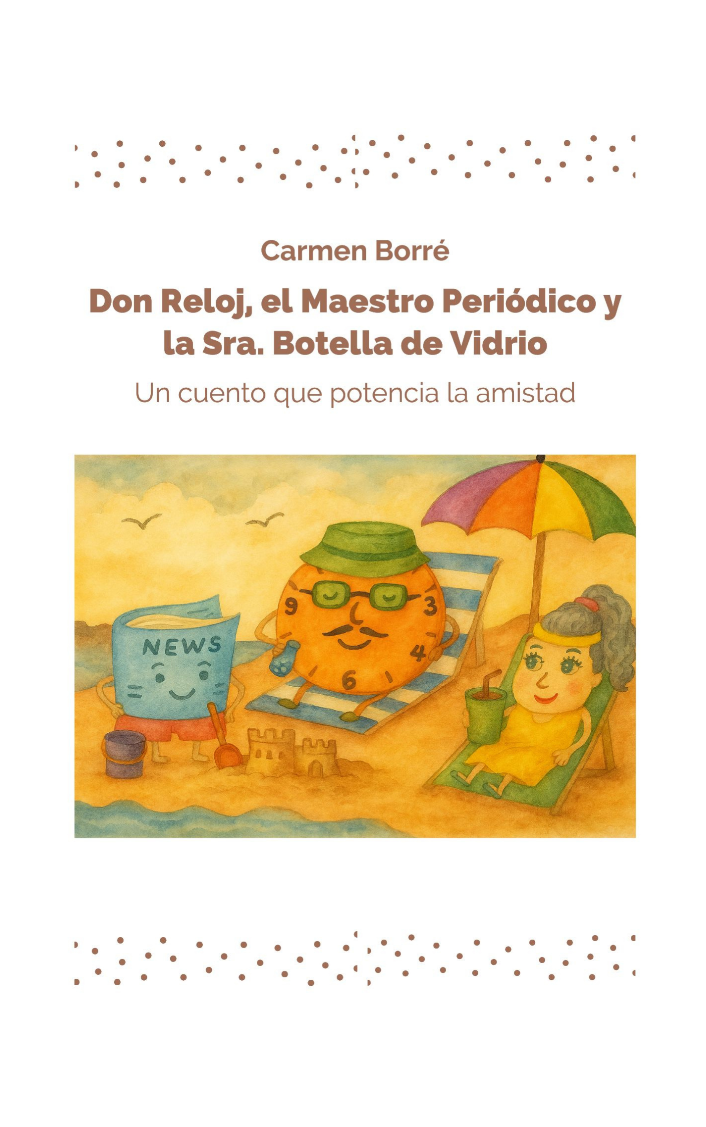 Portada del cuento infantil Don Reloj de Carmen Borré.