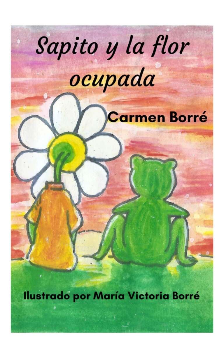 Sapito y la flor ocupada
