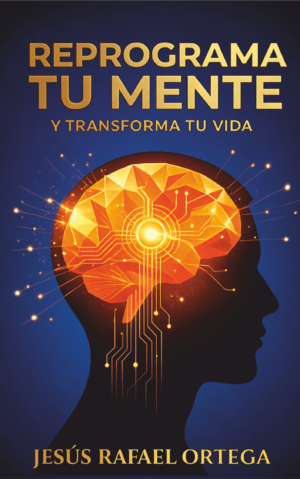 Portada del libro Reprograma tu mente y transforma tu vida del empresario Jesús Rafael Ortega