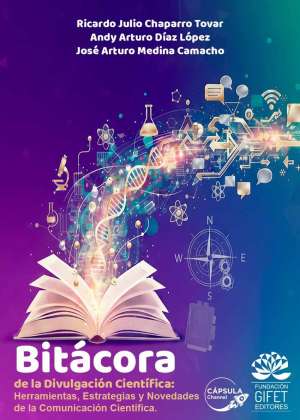 Portada y créditos del libro Bitácora de la Divulgación Científica.