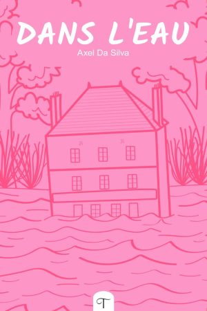 Portada del libro Dans L'eau de Axel da Silva, poemario de poesía contemporánea sobre desamor e identidad