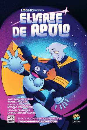 Portada de El viaje de Apolo, octava entrega de la colección LYGNO Presenta