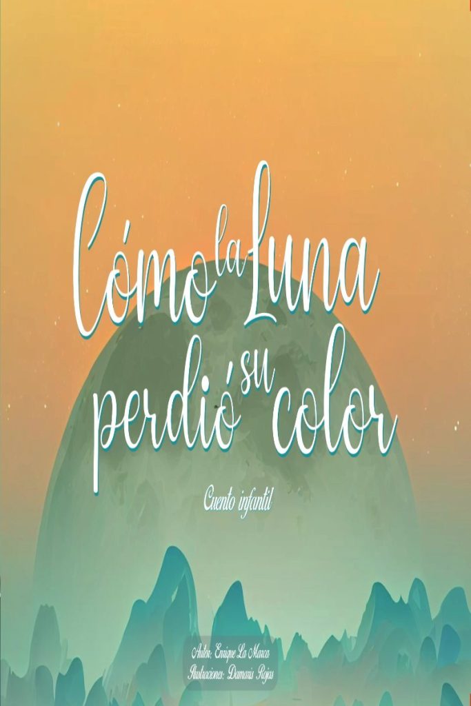 Cómo la luna perdió su color
