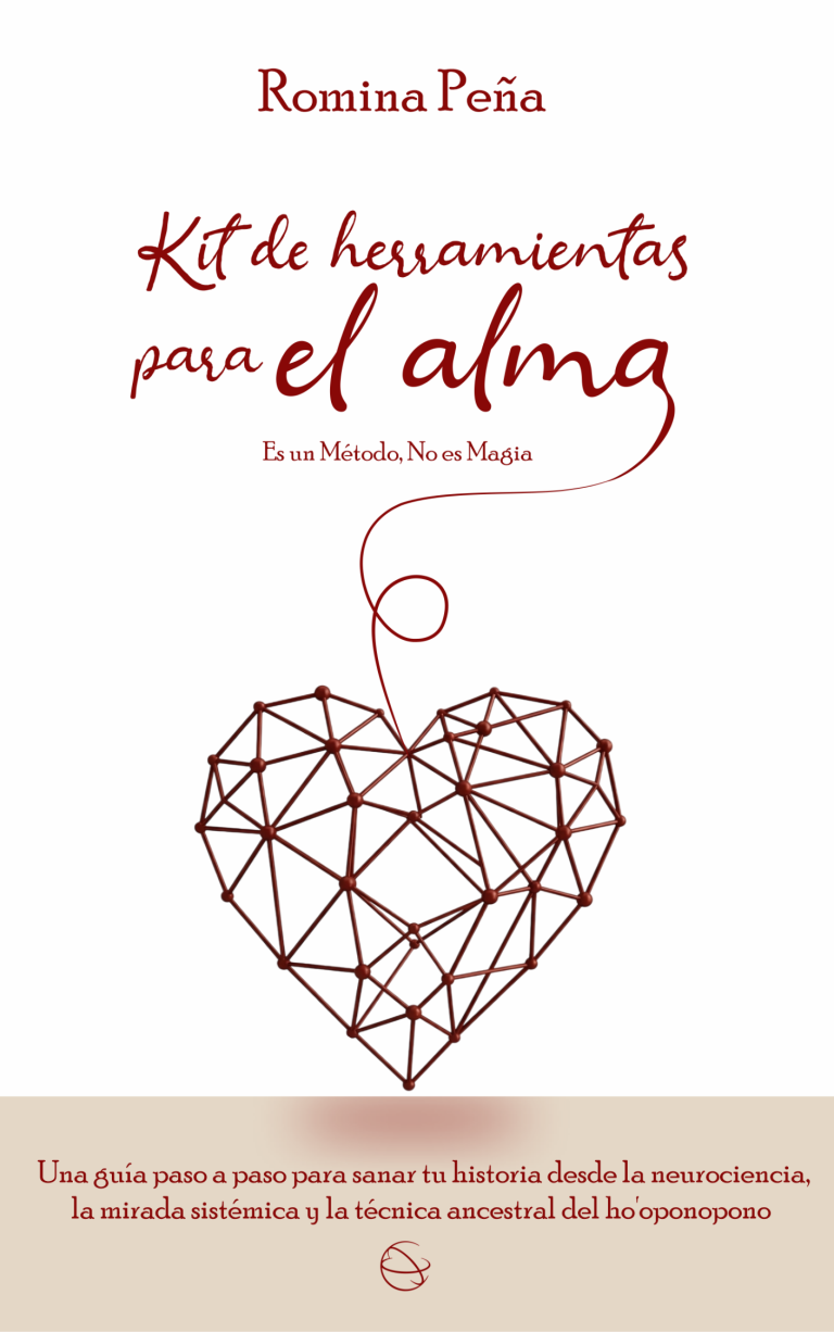Portada del libro "Kit de Herramientas para el alma" por Romina Peña, con el subtítulo "Es un Método, No es Magia"